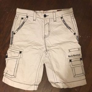 All white RR shorts only wore once 10/10 condition